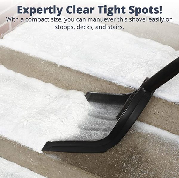The Snowcaster 100ERG Ergonomic Snow Shovel and Polypropylene Barn