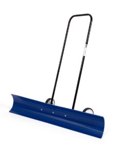 The Snowcaster 80SNC 48-Inch Heavy Duty Bi-Directional Wheeled Snow Pusher